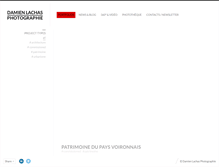 Tablet Screenshot of damienlachas.com